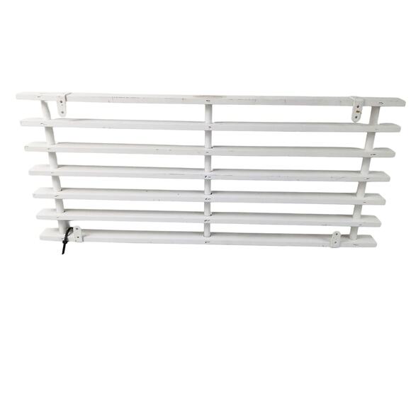 Diecast Car White Wood Wall Garage Display Shelf Mom Where's My Car? 1/64 Scale - Picture 1 of 3